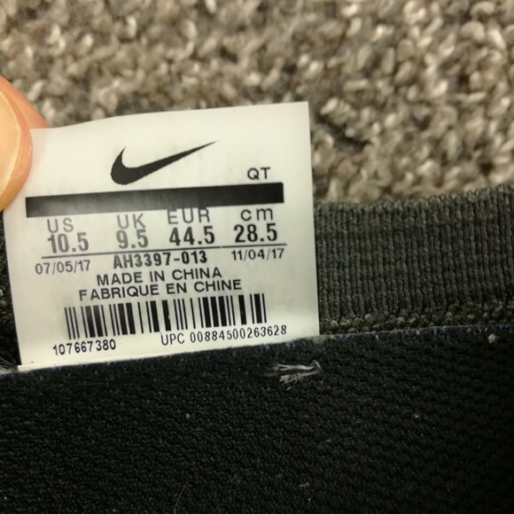 Nike Air Vapormax Moc Midnight Fog Black Grey Mens 10.5 Rare AH3397-013 - Picture 7 of 9